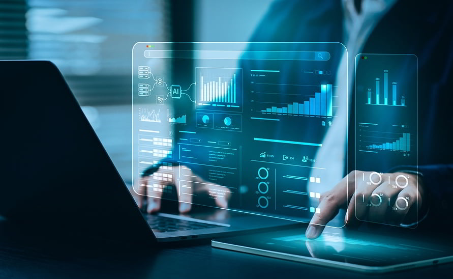 Professional using clinical data platform