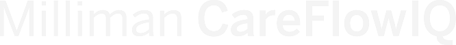 Horizontal Milliman CareFlowIQ logo.